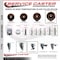 Service Caster 5 Inch High Temp Glass Filled Nylon 34 Inch Threaded Stem Caster with Brake SCC-TS20S514-GFNSHT-TLB-34212 - alternate 3
